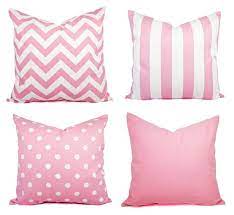 One Baby Pink Throw Pillow Decorative Throw Pillow Pastel Etsy