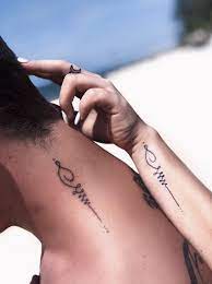 Unalome Friendship Tattoo Couple Tattoos Unique Friendship Tattoos Friend Tattoos