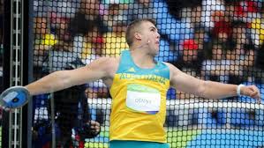 Sport of athletics, a collection of sporting events that involve competitive running, jumping, throwing, and walking. Denny Throws Olympic Discus Qualifier The West Australian