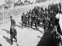 Ottoman Arab Soldiers And Band Team In Jerusalem Ottoman Palestine 1898 Osmanli Tarih Kudus