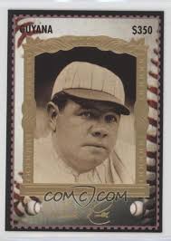 1994 Guyana Babe Ruth Sultan of Swat Stamp Cards