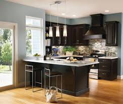 espresso kitchen cabinets