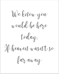 Printable 8x10 We Know You Would Be Here Today If Heaven Etsy In 2020 Wedding Signs Knowing You This Or That Questions