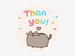 Thank You Sticker Challenge On - Pusheen Saying Thank You Gif - Free Transparent PNG Download - PNGkey