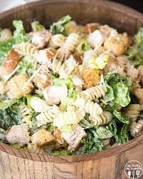 Twisted Chicken Caesar Salad Recipe Food Com Recipe Chicken Ceasar Pasta Salad Chicken Caesar Pasta Salad Ceasar Pasta Salad