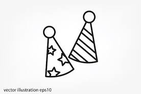 Party Hats Vector Icon Hat Vector Happy Birthday Icons Birthday Icon Download free party hat vectors and other types of party hat graphics and clipart at freevector.com! party hats vector icon hat vector