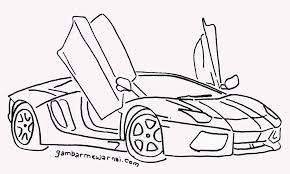 Lamborghini aventador baru lebih gaya dengan atap terbuka review. Gambar Sketsa Mobil Lamborghini