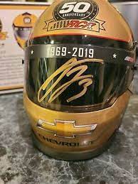 Stewart haas 10th anniversary mini helmet harvick almirola. Austin Dillon Signed Mini Helmet Rcr 50th Anniversary Richard Childress Racing Ebay