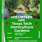 Call For Volunteers | Texas Tech Horticulture... event in Lubbock, TX