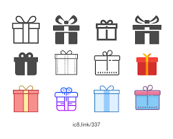 Free Flat Gift Icon Of Color Available For Download In Png Svg And As A Font Icons Graphicdesign Christmas Design Gift Logo Gifts Logo Gifts