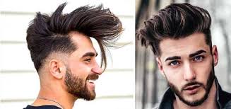 Trendy quiff with dry texture. Shaved Side Men S Style Part 2