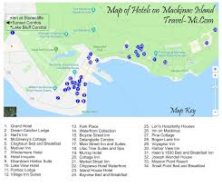 mackinac island hotels ultimate map of