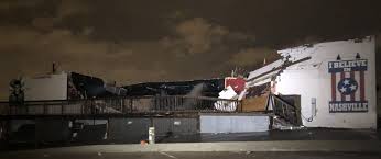 There were 2 tornadoes east of me, the storm is moving at 55mph, so it's not going to last much longer. The Basement East In Nashville Home Of The Famous After Laughter Mural Was Destroyed Last Night In A Deadly Tornado The Staff Were Able To Take Shelter In The Basement Paramore