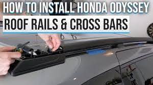 Help prevent damage to your vehicle's interior. 2020 Honda Odyssey Roof Rails And Cross Bars Install For Models 2018 2020 Diy Roof Rack Youtube