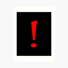 Metal gear solid enemy alert refers to the sound effect and exclamation mark prompted when a player is spotted by the enemy in the stealth action video game . Exclamation Point Art Prints Redbubble