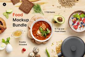 Ad Food Mockup Bundle By Ls On Creativemarket Food Mockup Bundle Preview All Items Download Free Sample This Product Is In 2020 Food Mockup Mockup Psd Mockup
