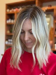 Blended blonde highlights for the bride-to-be 💍 Subtle dimension, soft  waves, and all the romantic energy delivered by our girl, Hannah  (@herbaceous.hair 📸 P.S. have a signature event coming up! Let's get