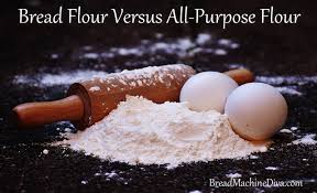 All purpose flour are the protein content and gluten content. Bread Flour Versus All Purpose Flour Bread Machine Recipes