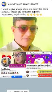 I want to give a huge shout-out to my top Stars senders. Thank you for all  the support! Bapi Sk, Sagar Chandra Das, Joyanta Modak