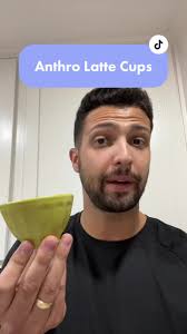 These latte cups from @anthropologieofficial make me happy and I had to  share #anthropologie #homedecor #coffee