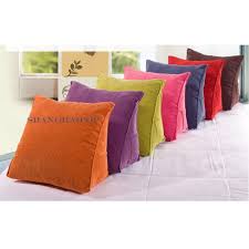 I'm able to easily strap it to my office chair, car, airplane seat, or even position it at a. 1 X Wedge Triangle Plain Cushion Pillow Bed Sofa Chair Seat Back Rest Support Plain Cushions Bed Pillows Dorm Room Seating