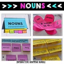 Grammar Interactive Notebooks Parts Of Speech Nouns