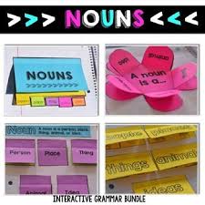 grammar interactive notebooks parts of speech nouns