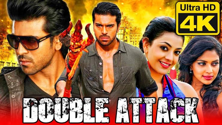 Double Attack (4K ULTRA HD) Ram Charan's Blockbuster Hindi Dubbed Movie |  Kajal Aggarwal, Amala Paul