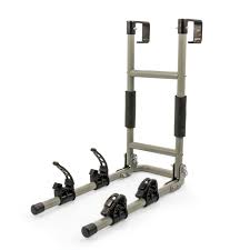 Sep 11, 2020 · features. Camco 51492 Rv Ladder Mount Bike Rack For Easy Transport Of 2 Bikes Walmart Com Walmart Com