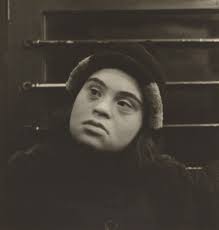 Subway Portrait by Walker Evans