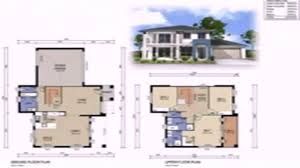 Easy to create blueprints before constructing the building. Two Storey House Floor Plan With Dimensions See Description Youtube