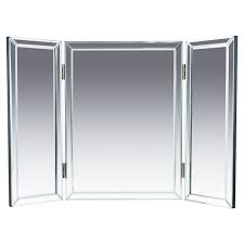 Houseables Trifold Vanity Mirror 3 Way 31a X 1a X 21a Single Tri Fold Big Mirrors For Tables Bedrooms Bathroom Ma Big Mirror Vanity Mirror Mirror