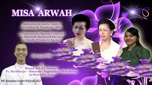 S elesai misa arwah seribu hari bapak barnabas, rama bersama seluruh keluarga almarhum pergi ke halaman rumah, dengan disaksikan umat yang hadir, untuk melepaskan sepasang burung merpati berwarna putih. Misa Arwah Peringatan 1 Tahun Youtube