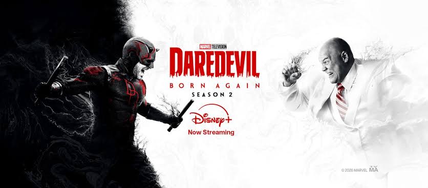 Disney+ sort daredevil born again saison 2.