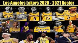 Tipoff is at 7:00 p.m. Los Angeles Lakers 2020 2021 Roster Lakeshow Youtube