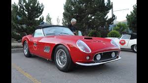 The first one offered publicly at auction in over 50 years. Ferrari 250 Gt Swb California Spyder Engine Startup And Driving Youtube