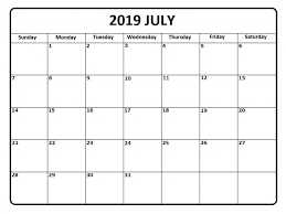 Monthly Calendar July 2019 July July2019 Julycalendar2019 July2019calendar Calendar Template Calendar 2019 Printable Printable Calendar July