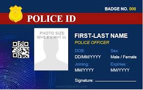 दिल्ली पुलिस कांस्टेबल एडमिट कार्ड 2020 search by application id. Police Id Card Templates For Ms Word Microsoft Word Id Card Templates