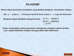 Dalam argumen deduktif, apakah premis yang benar dapat menghasilkan konklusi yang salah? Modus Ponens Modus Tollens Silogisme Latihan Soal Evaluasi Ppt Download