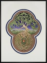 Celtic Tree Of Life Framed Digital Art Print 12x Etsy In 2020 Celtic Tree Celtic Tree Of Life Digital Art Prints