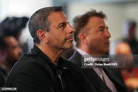 UFL co-owner Mike Repole and UFL President and CEO Russ Brandon look...  ニュース写真