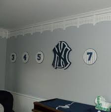 The Listing Is For The Stencil Only A Diy Supply The 1st Photograph Was Sent To Me By A Customer Who Found T Baseball Wall Decor Baseball Wall Man Cave Decor