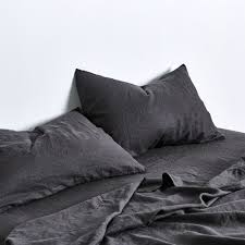 100 linen fitted sheet in kohl in bed store bed linens luxury bed linen australia bed linen design