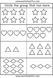 Comparison Worksheets More Or Less 4 Worksheets Kindergarten Math Worksheets Free Kindergarten Worksheets Free Printable Worksheets