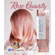 If you have light hair between levels 8 and 10, you may not need to bleach it at all. Rose Quartz Ion Color Brilliance Semi Permanent Hair Color Ilovetodye Shopee Philippines