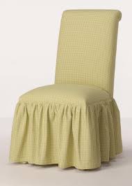 Rolled Back Dining Room Chair With Gathered Skirt Slipcovers For Chairs Dining Room Chair Covers Dining Room Chairs