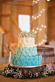 Baby Boy Shower Cake Blue Ombre Rosettes Cake Angela Hudson Venue Sierra Vista Photo Credit Baby Shower Cakes For Boys Baby Shower Cakes Baby Boy Cakes