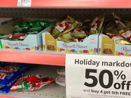 As christmas draws in families and workplaces will soon be stocking up on tubs of selection chocolates. Walgreens Christmas Clearance Holiday Hershey S Kisses For Just 1 50