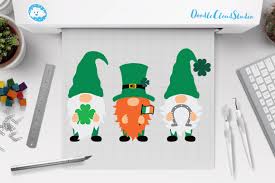 Download Gnome Svg St Patricks Gnomes Svg Leprechaun Gnome Clipart By Doodle Cloud Studio Thehungryjpeg Com