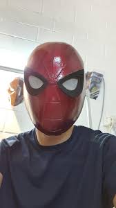 How to make spiderman mask. Dali Lomo How To Make Ironspider Spiderman Mask Foam Diy Pdf Template